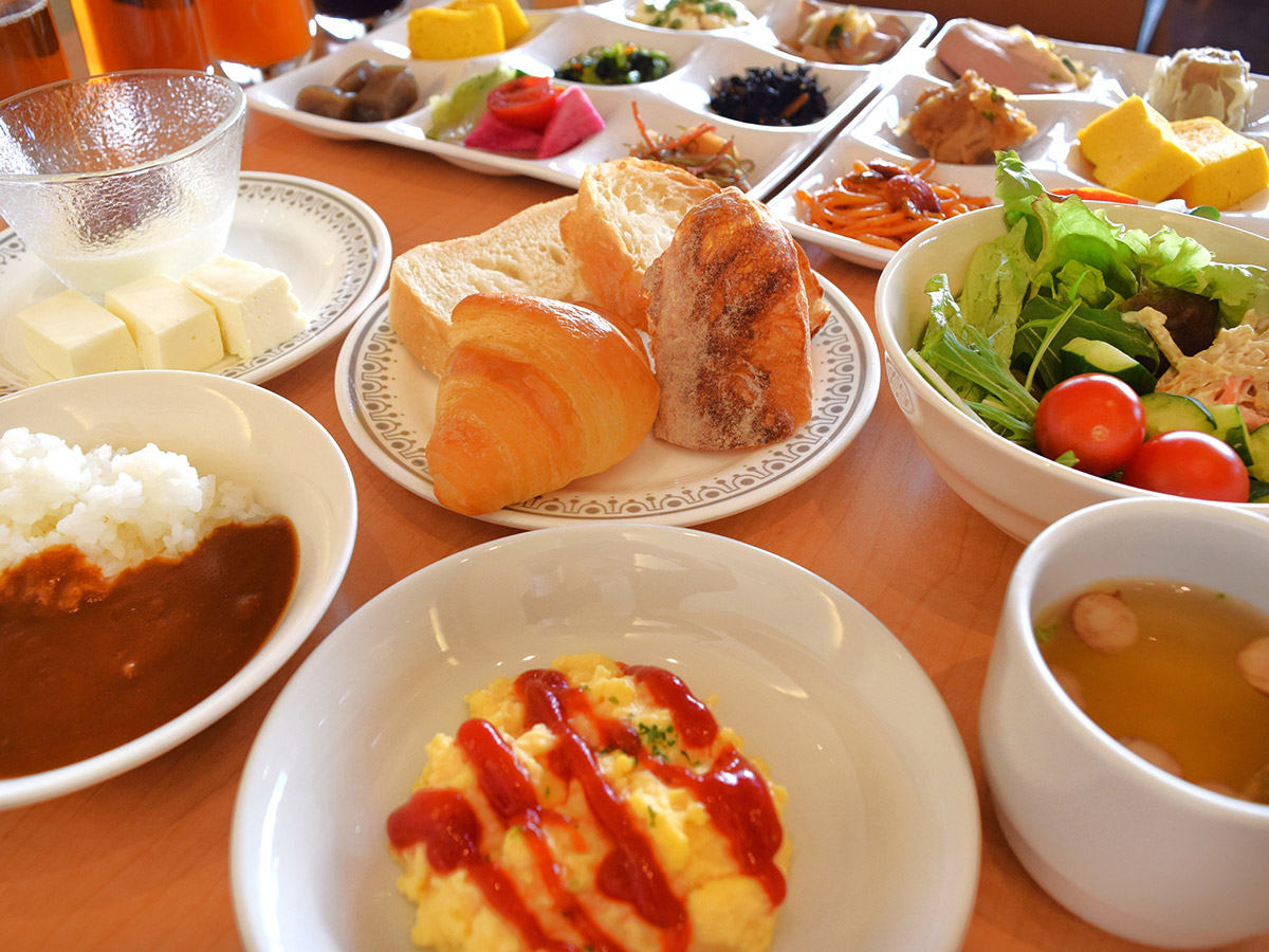 Healthy breakfast made with local ingredients